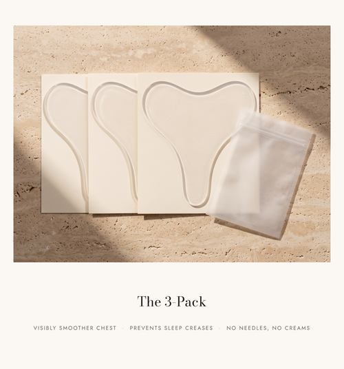 Lunisse 3-pack of anti-wrinkle chest patches